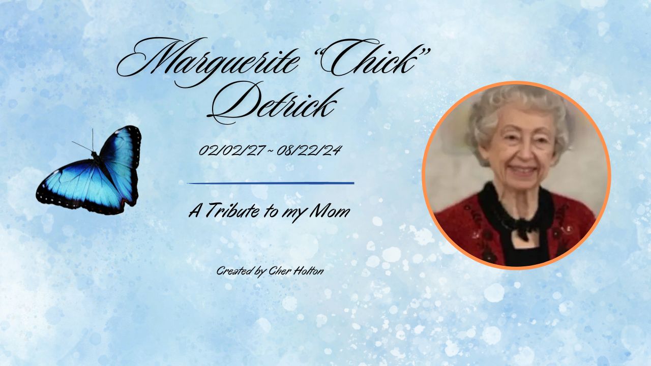 Mom's Tribute Website Page