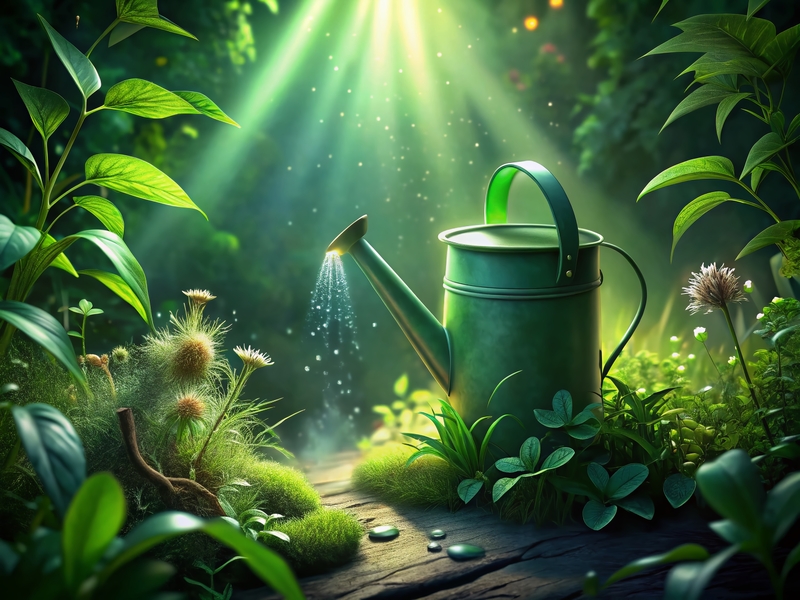 watering-can-garden-mystical-dreamstime_s_387171546