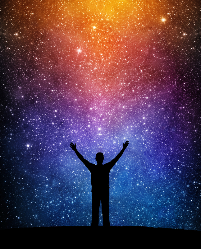 starry-sky-star-gazing-person-dreamstime_s_124310060