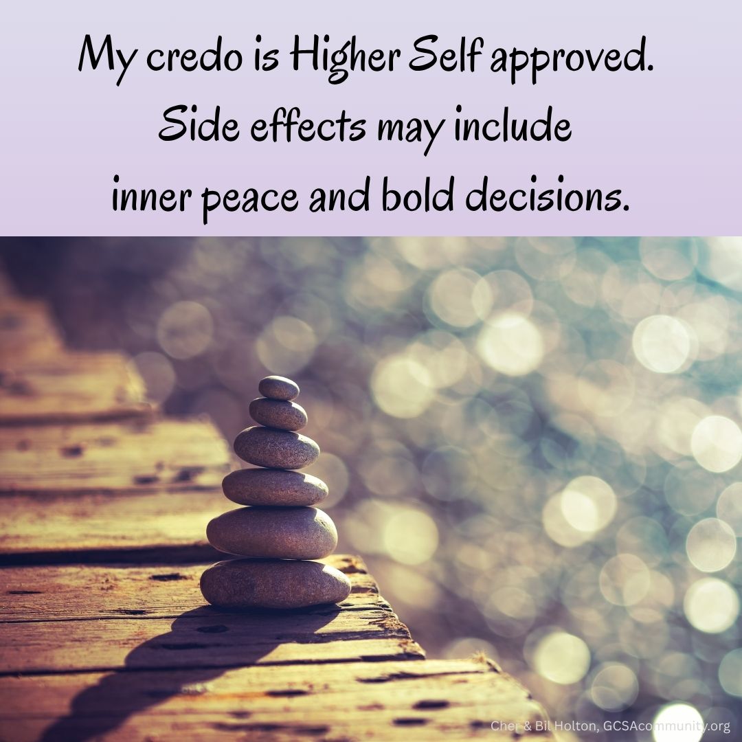 Credo-Higher Self Approved Meme