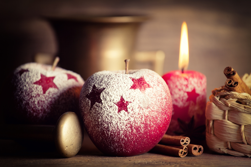 Holiday-peaceful-apples-stars-dreamstime_s_27411398