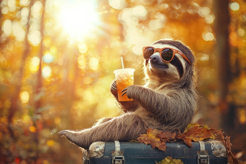 sloth-icedtea-ai-dreamstime_s_330584910